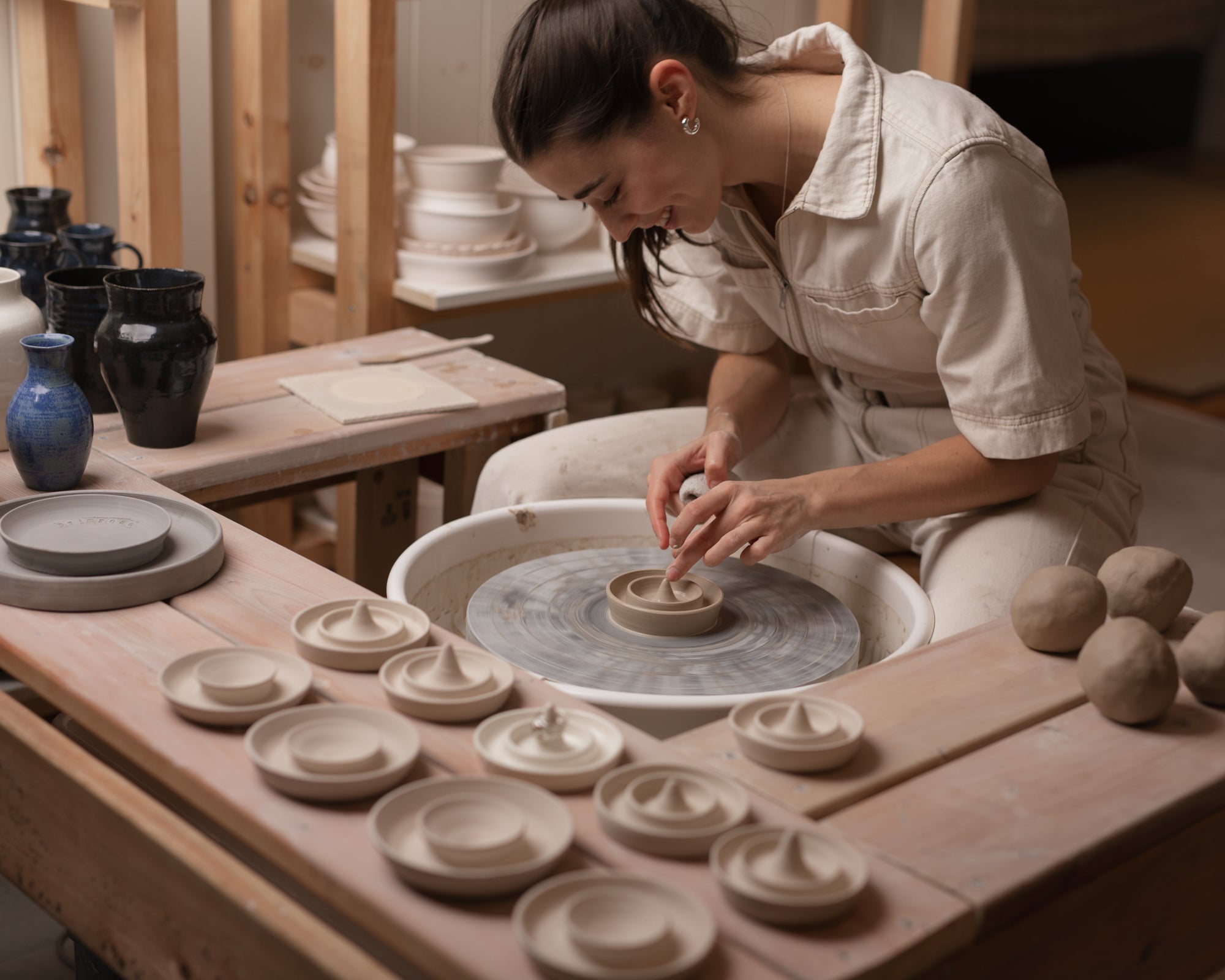 Behind the scenes of Antonia's workshop, Ceramic Artist