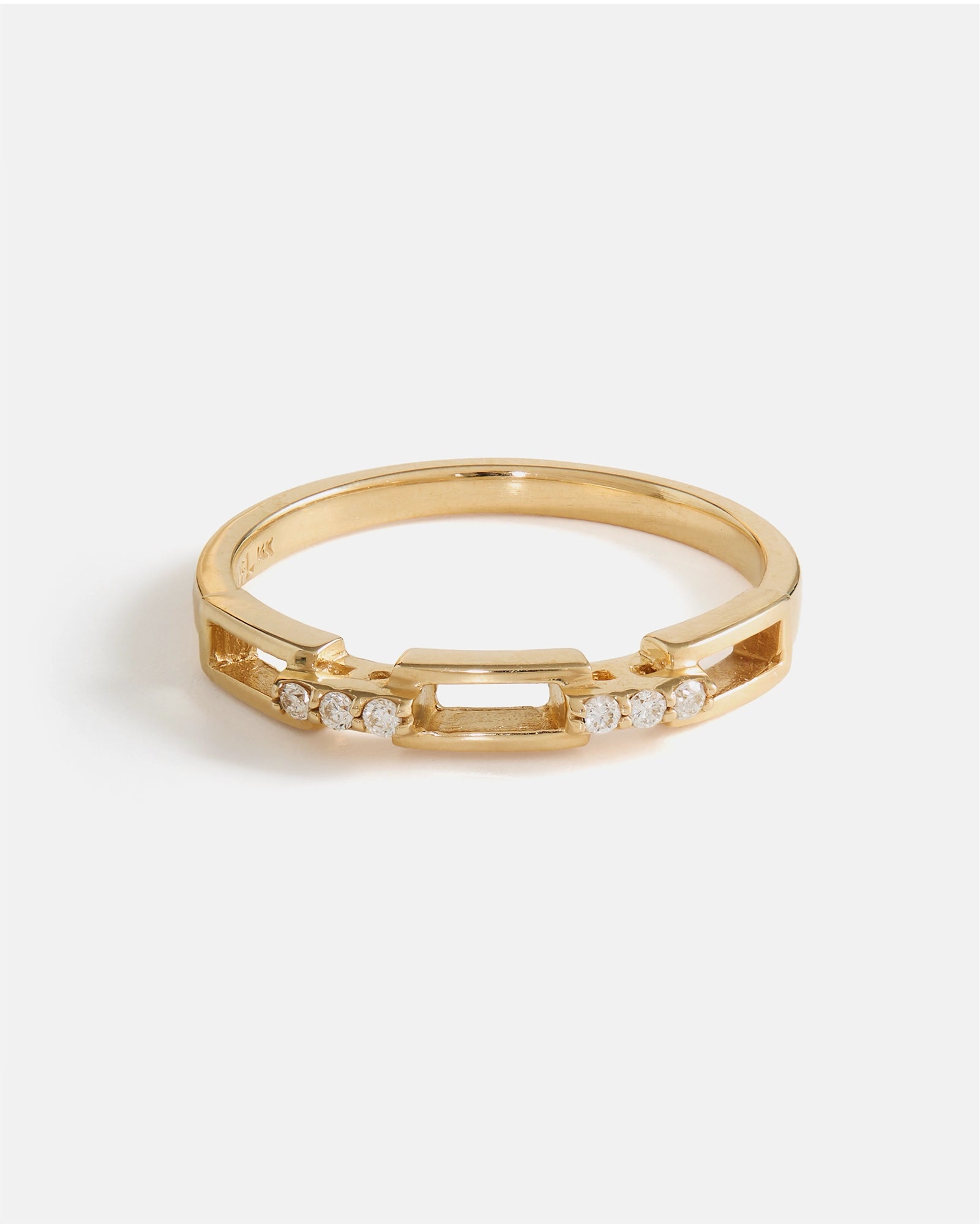 Liaisons Ring in 14k Gold with lab grown Diamonds