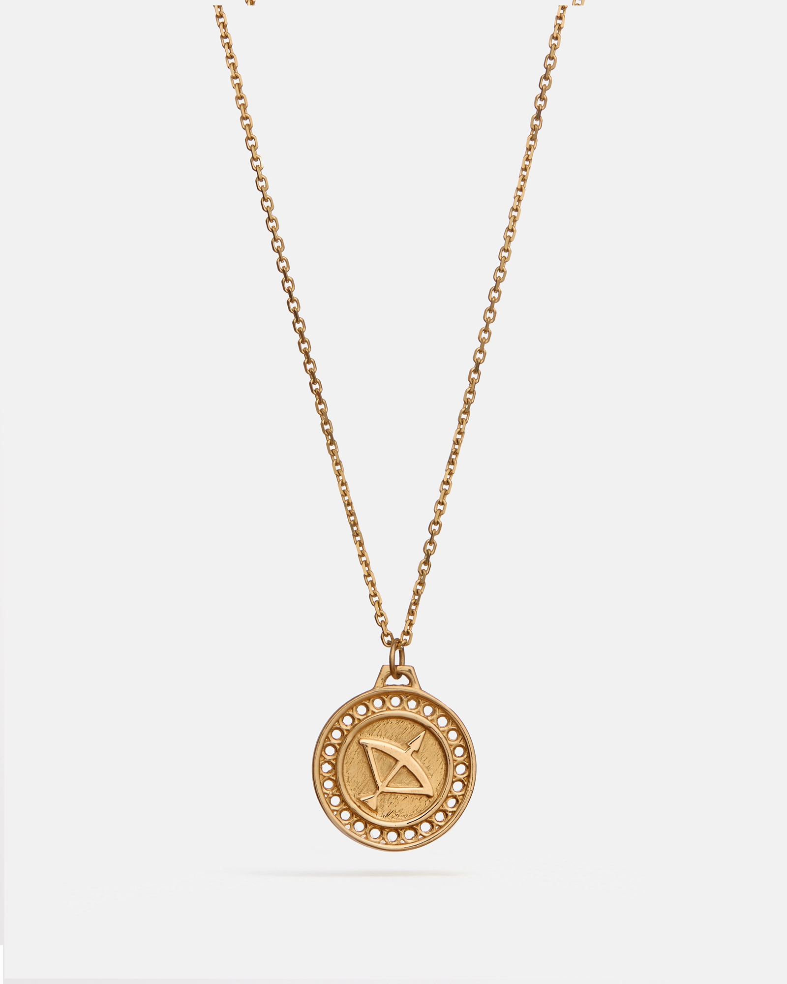 Zodiac Sagittarius Pendant in 14k Yellow Gold