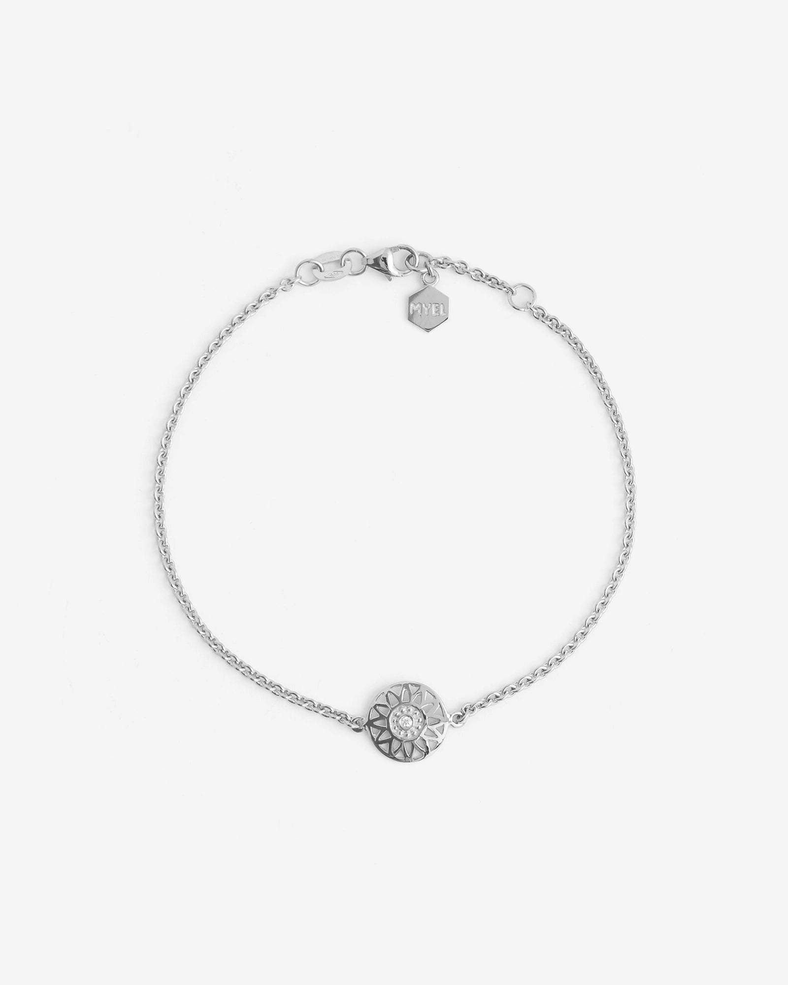 Bracelet Hélios en Argent avec Diamant de Laboratoire