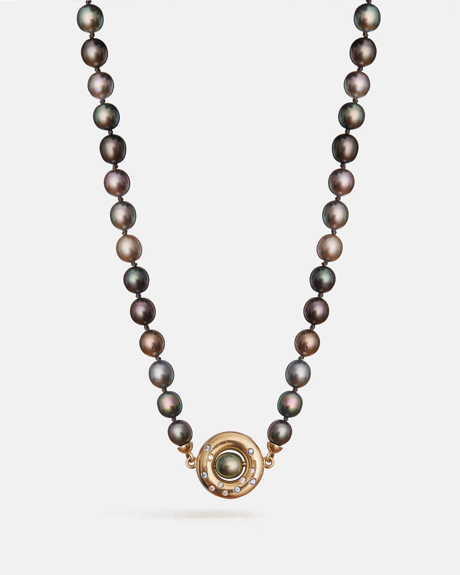 Celeste Tahitian Pearl Necklace in 14k Fairmined Gold