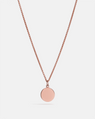 Pendentif Memento Rond en Or