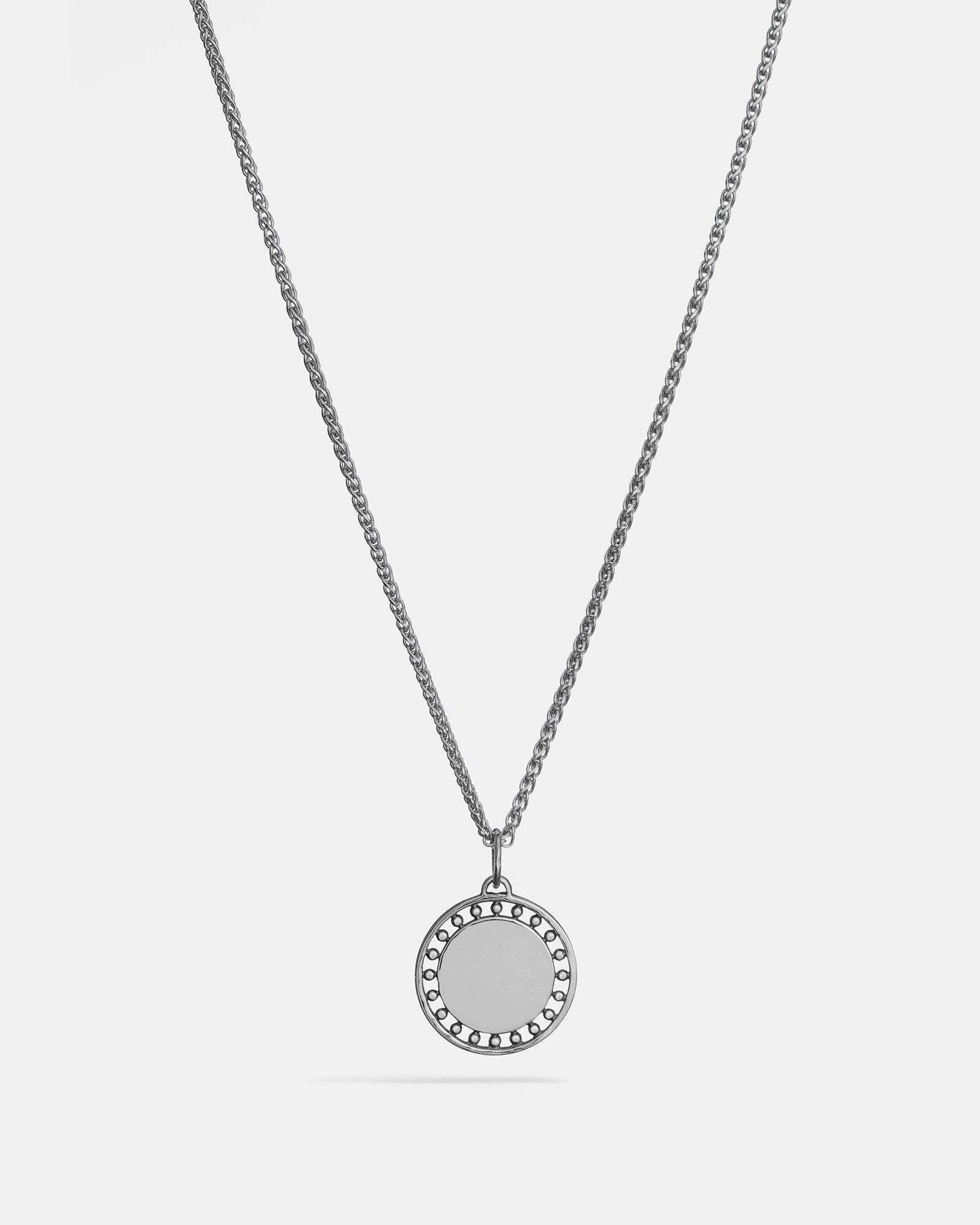 Pendentif Roue Memento en Argent