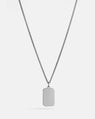 Pendentif Rectangulaire Memento en Argent