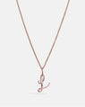 Alphabet Pendant in 14k Gold