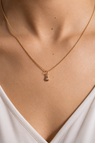 Water Drop Pendant in 14k Gold with Ethical Stone