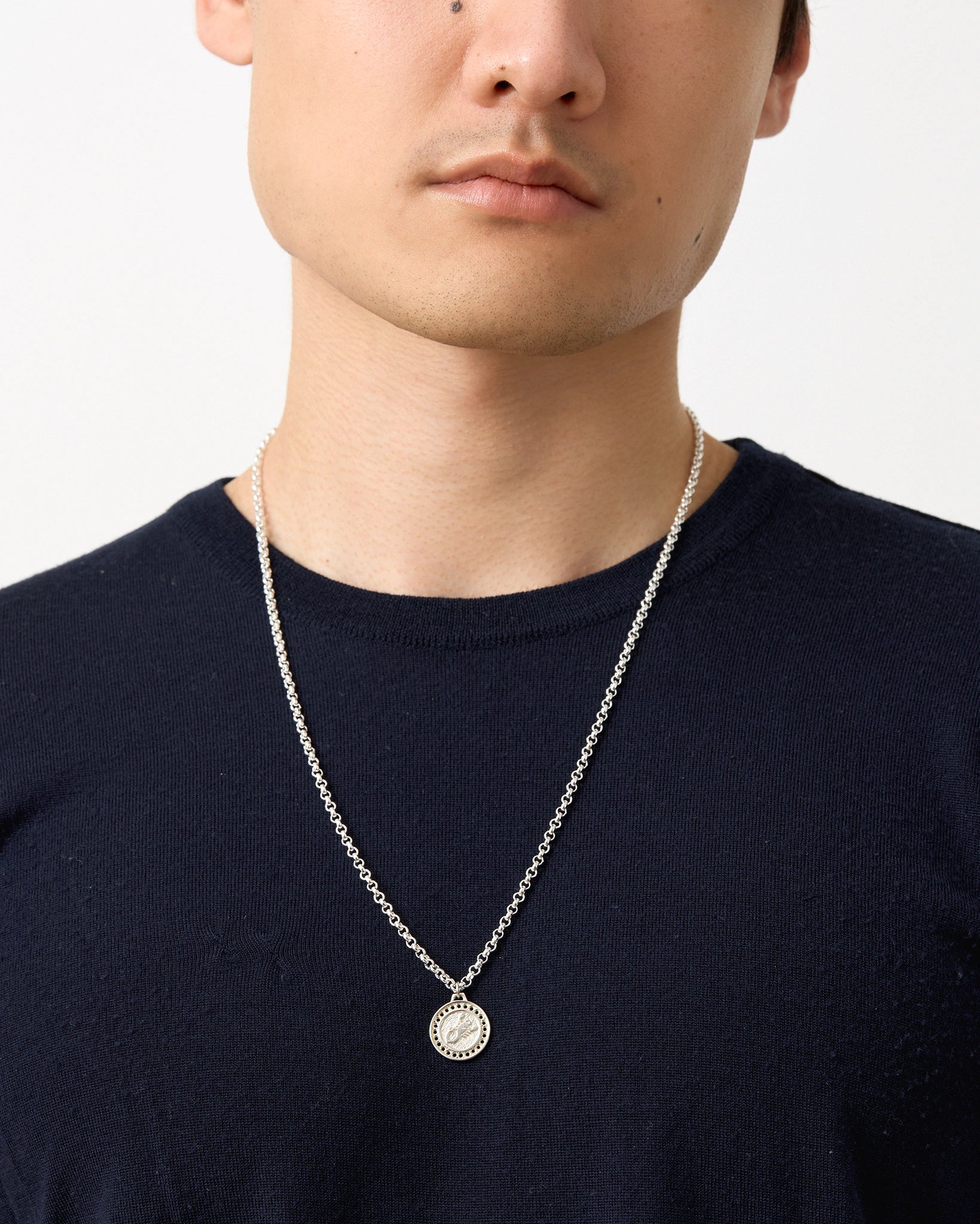 Large Rolo Chain in Sterling Silver | MYEL Design Large Rolo Chain in Sterling Silver | MYEL Design