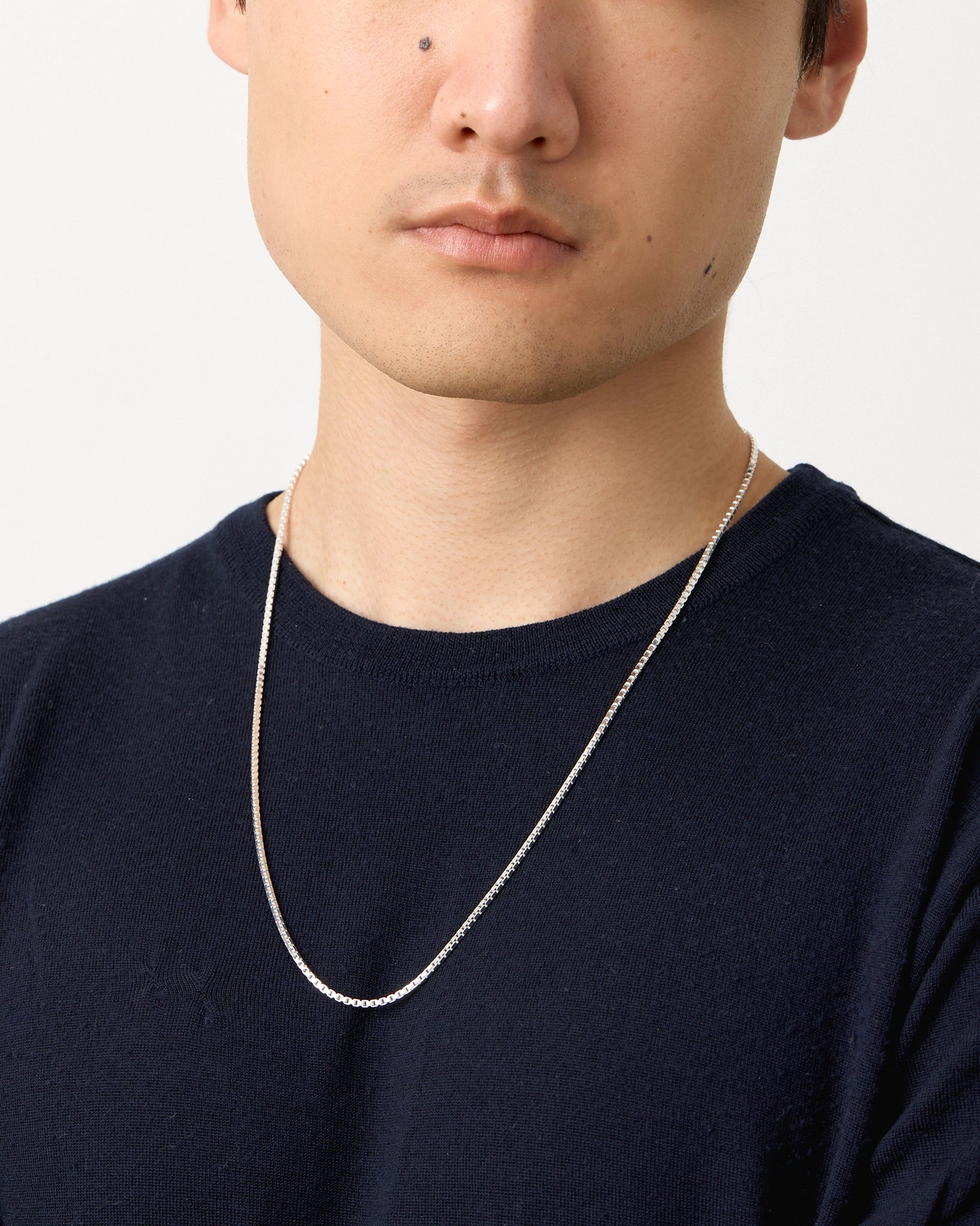 Large Box Chain Box Chain in Sterling Silver | MYEL Design