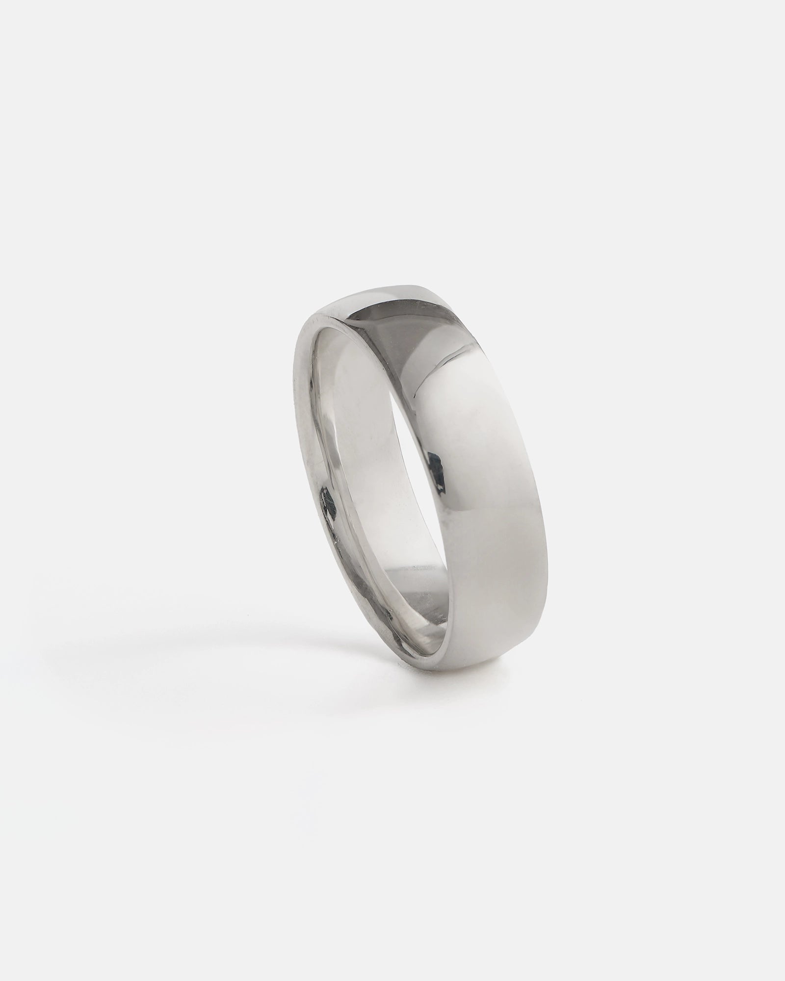 Half Round Band in Sterling Silver 6mm