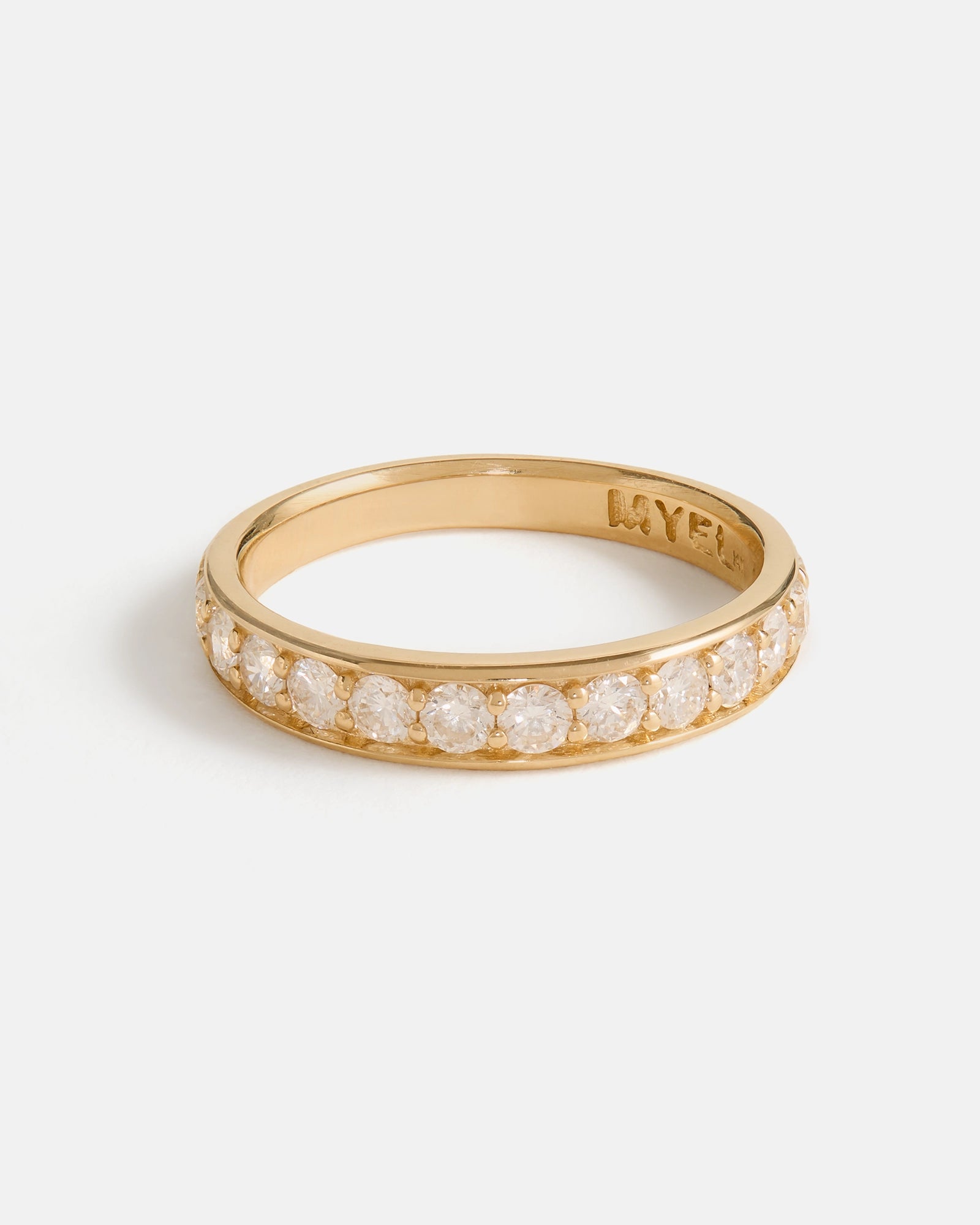 Marie Pavé Ring in 14k Fairmined Yellow Gold with Lab Diamonds