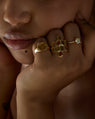 Disco Pavée Ring in 18k Fairmined Yellow Gold with SCS certified yellow lab-grown diamond