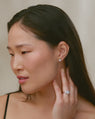 Pira Earrings in 14k Gold with lab grown Diamonds