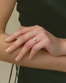 Thin Forge Solitaire in 14k Gold with Diamond