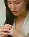 Bague Céleste en Or Fairmined 14k avec Perle de Tahiti