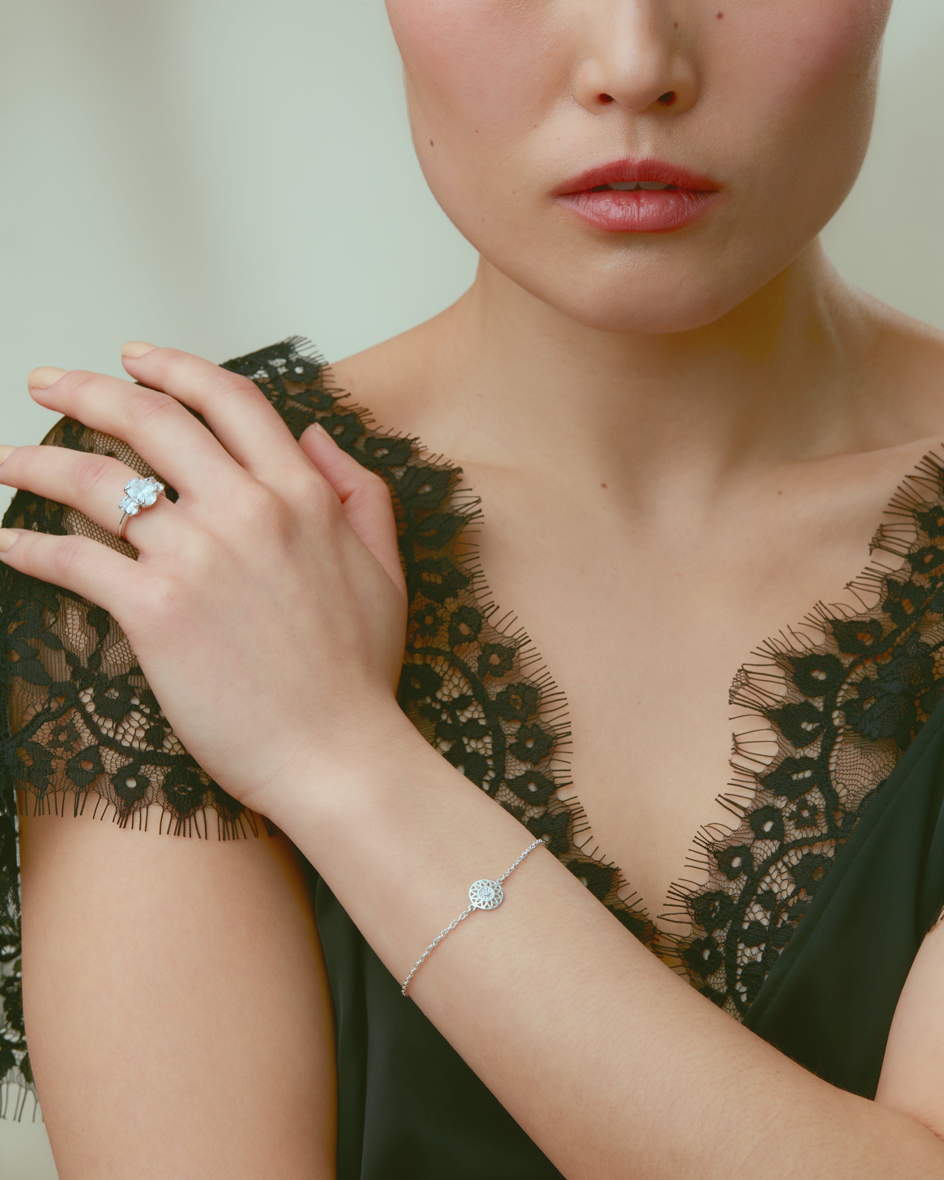 Bracelet Hélios en Argent avec Diamant de Laboratoire