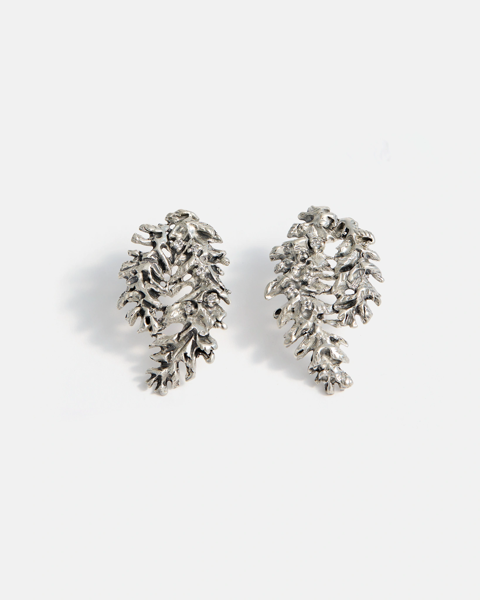 Ulysse Earrings in Sterling Silver with lab-grown Diamonds