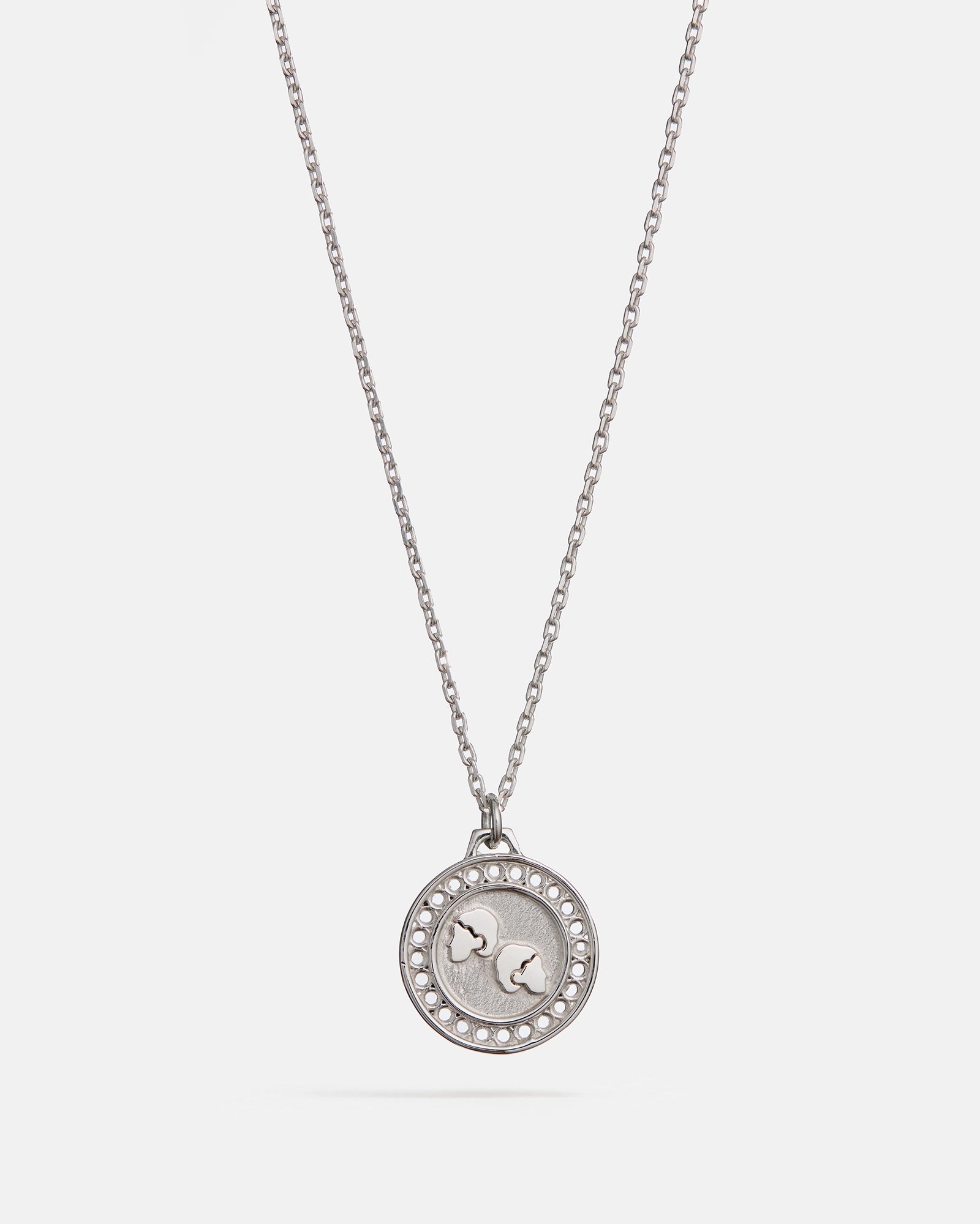 Pendentif Zodiaque Gémeaux en Argent