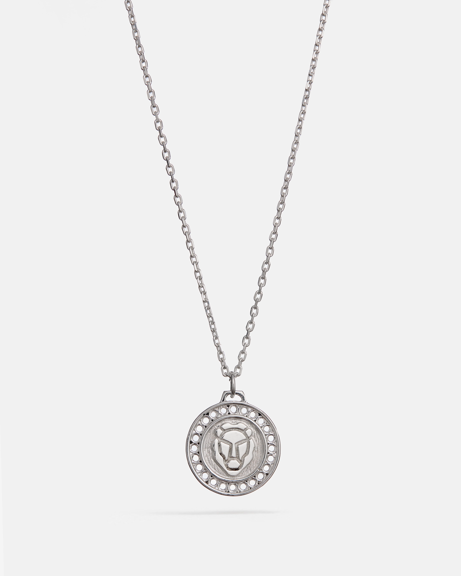 Zodiac Leo Pendant in Silver