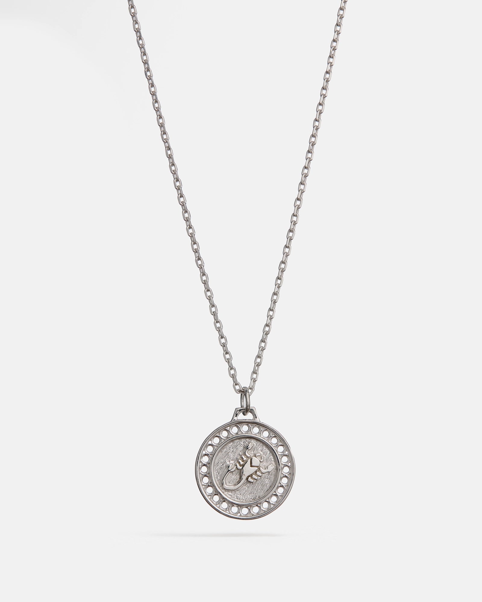 Zodiac Scorpio Pendant in Silver