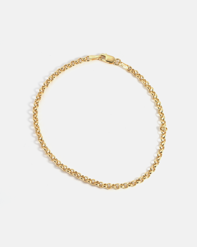 Rolo Bracelet in 10K Yellow Gold | MYEL Design