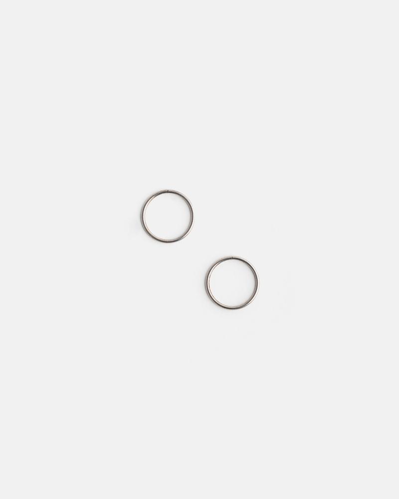 Baby Sleepers Hoops in White Gold