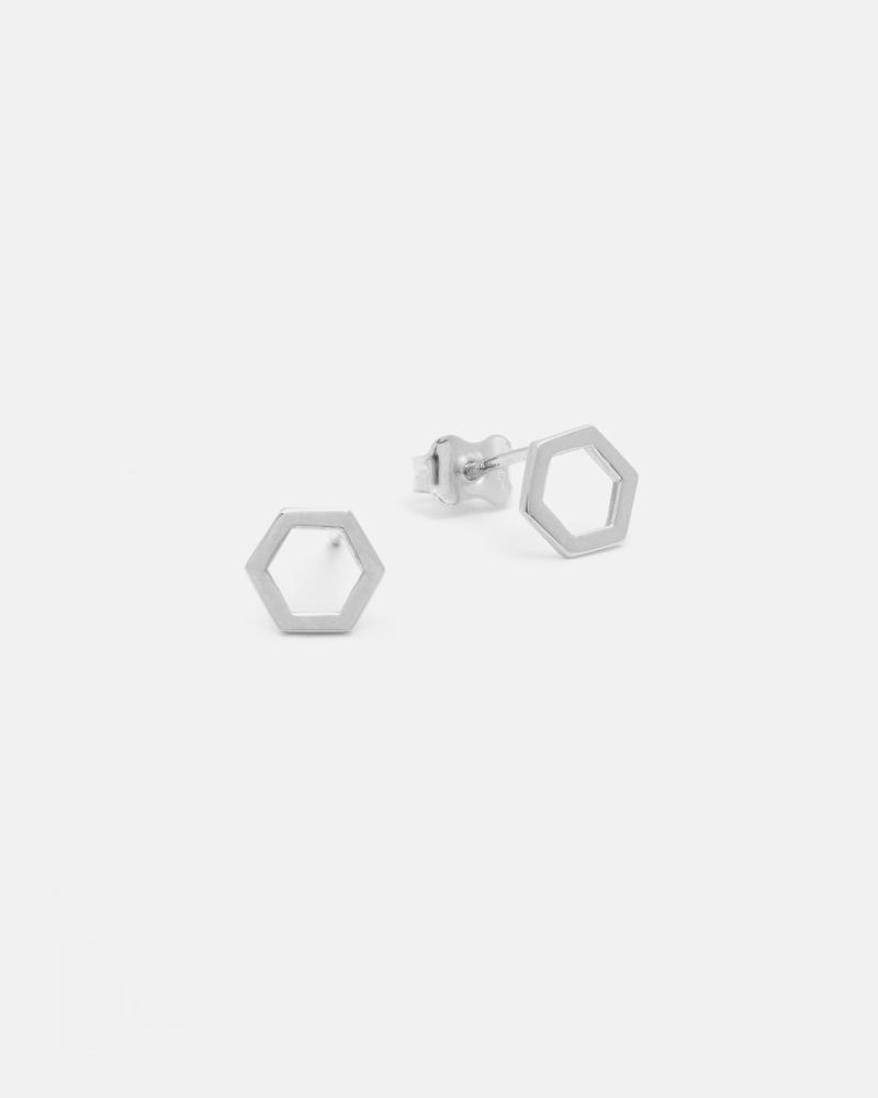 Boucles d'Oreilles Géo 1 en Or 14k