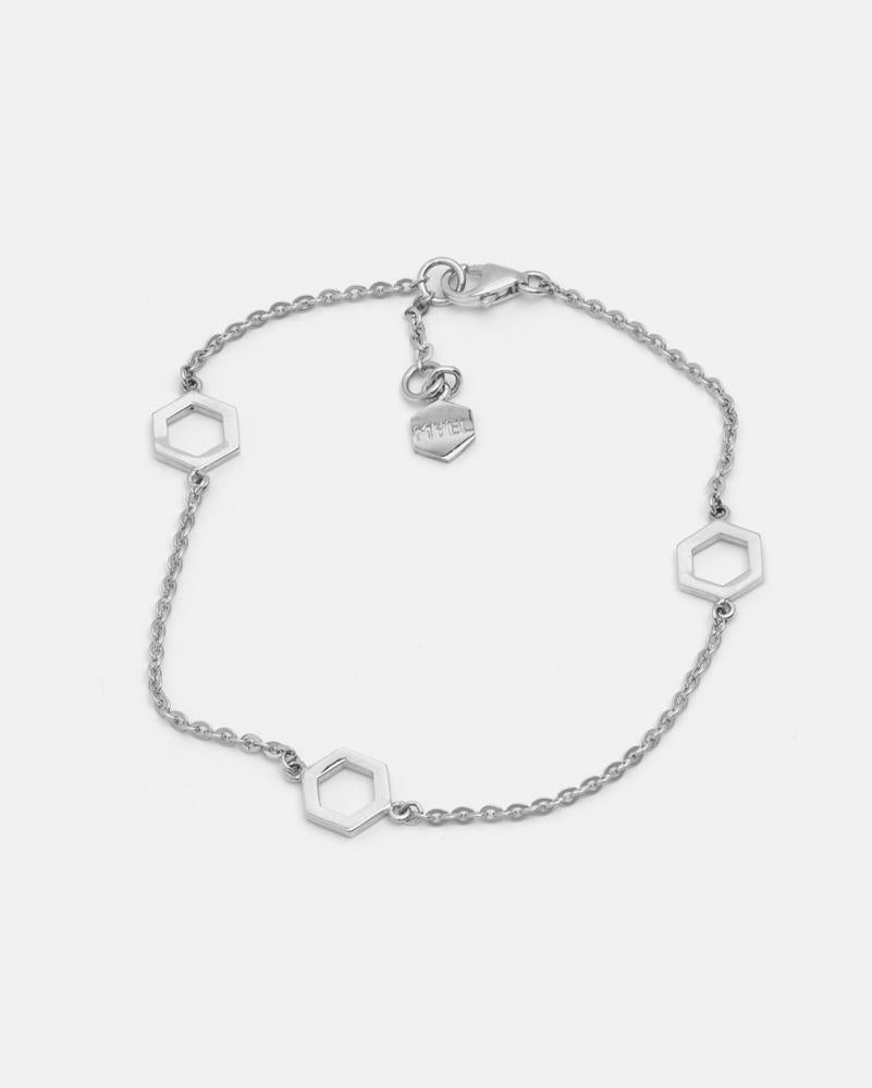 Bracelet Essaim en Or Blanc 14k