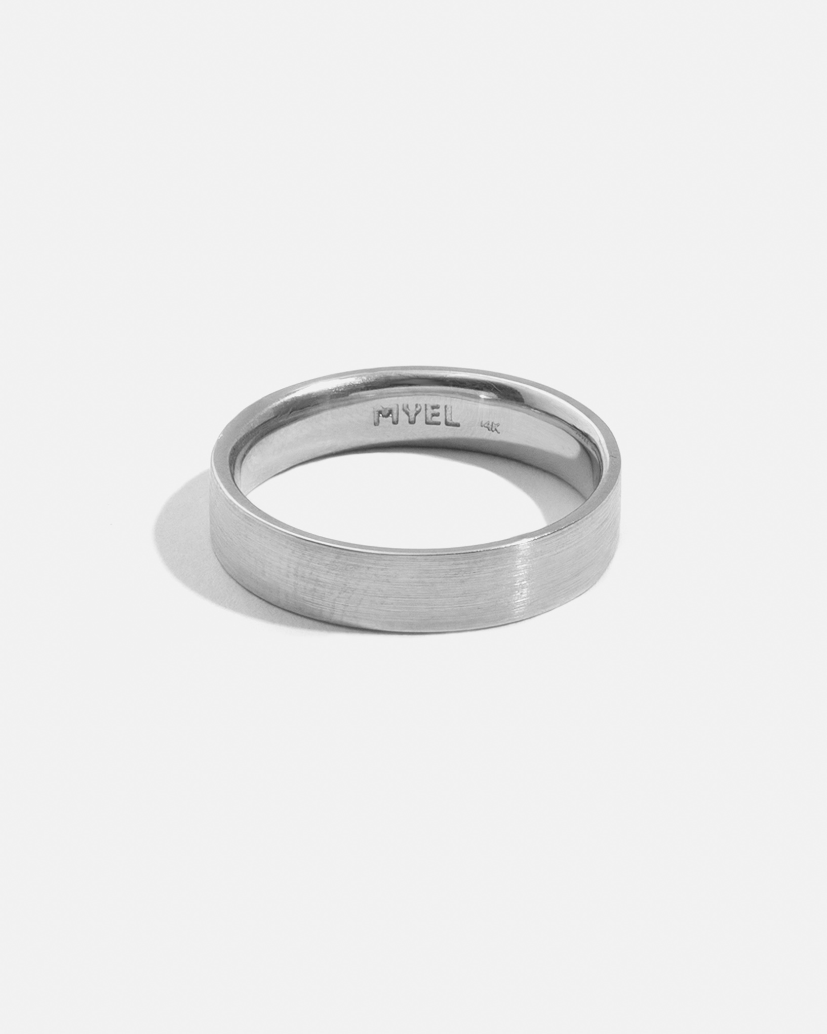 Square Band in Matte Gold 5mm