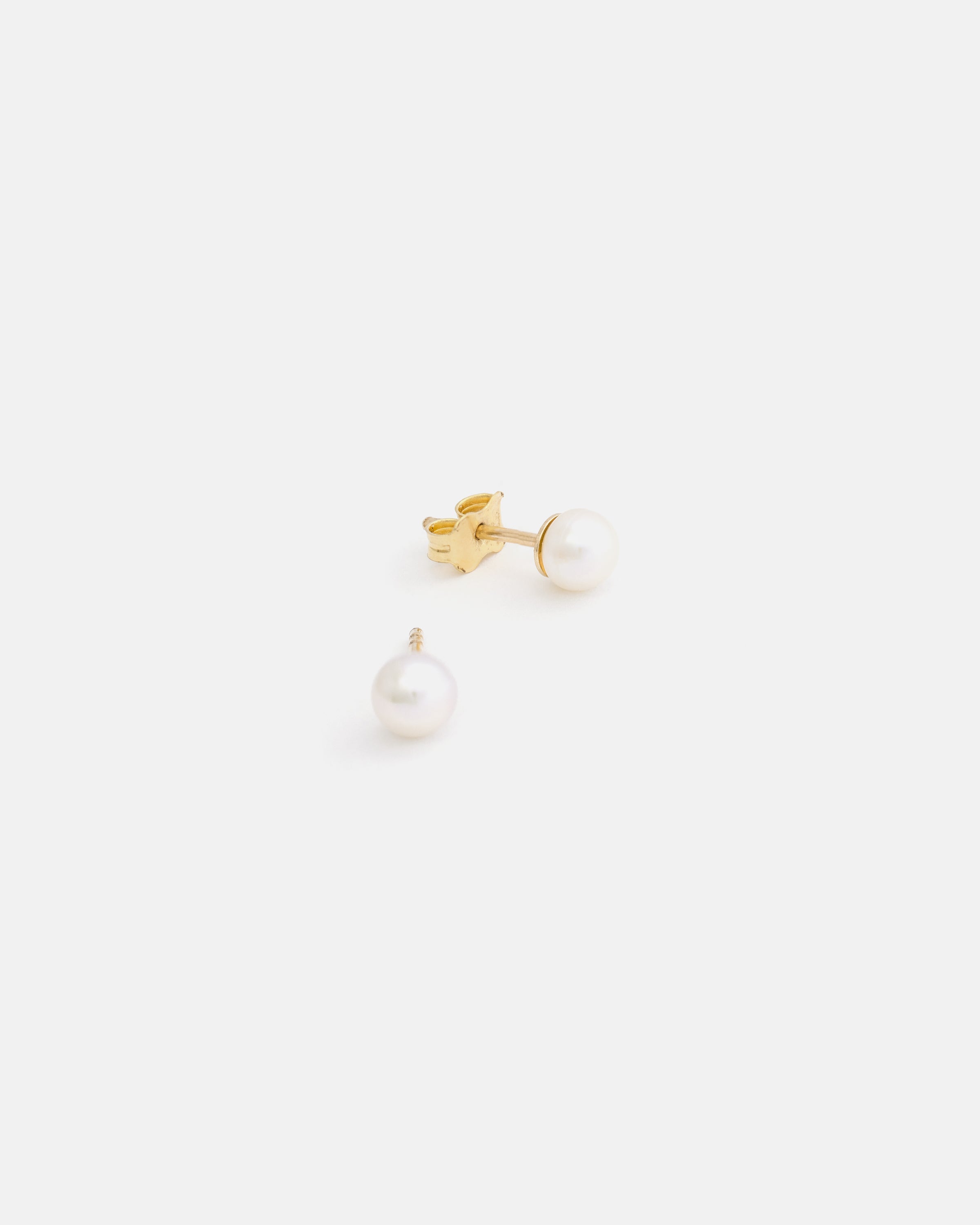 Classic White Pearl Earrings
