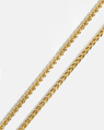 Fine Wheat Chain in 10K Gold