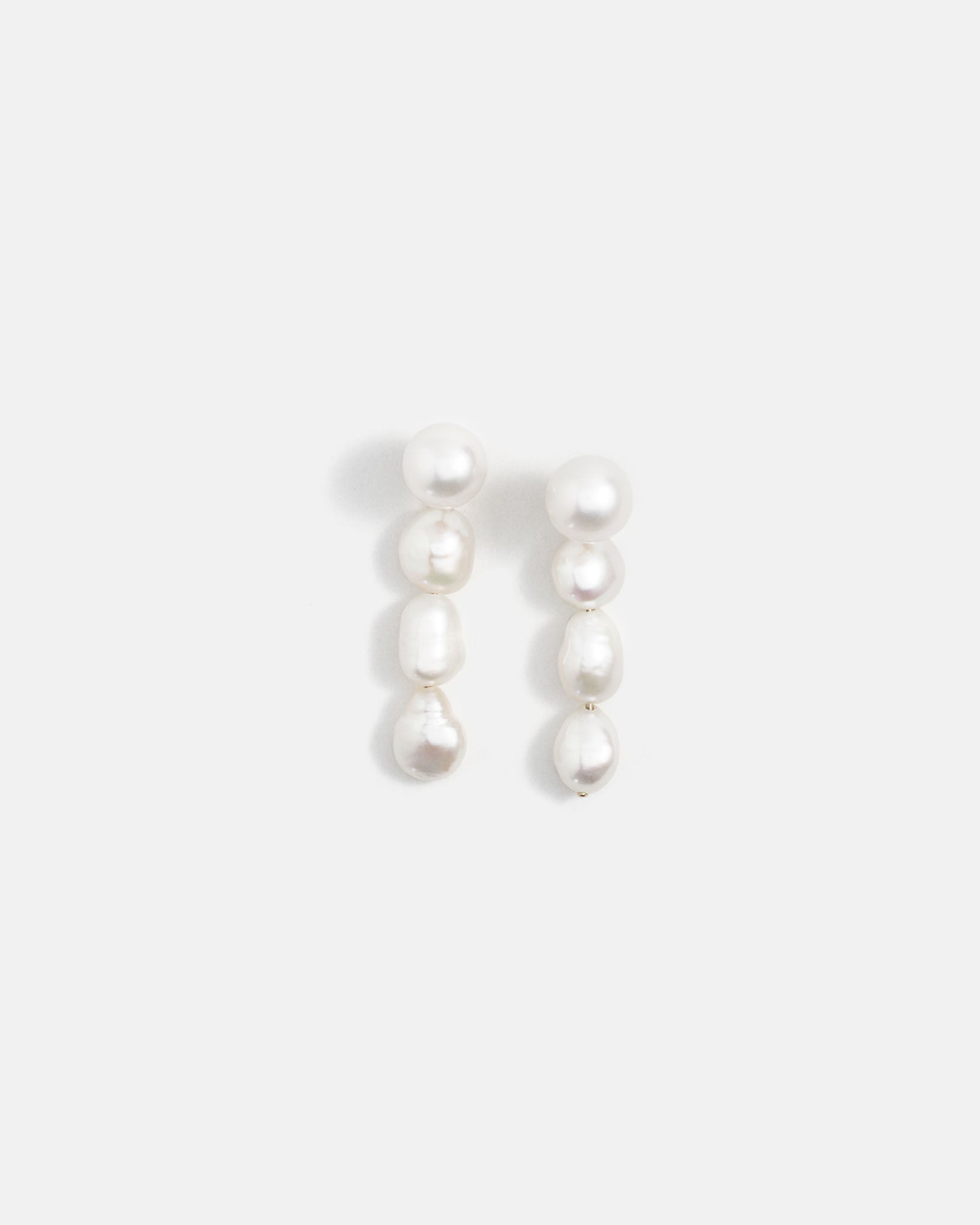 Boucles d'Oreilles Antinéa avec Perles d'Eau Douce en Or