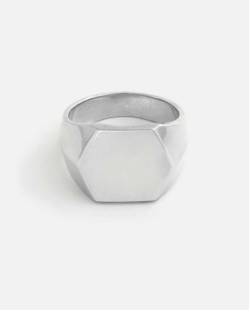 Signet Silver Ring for Man