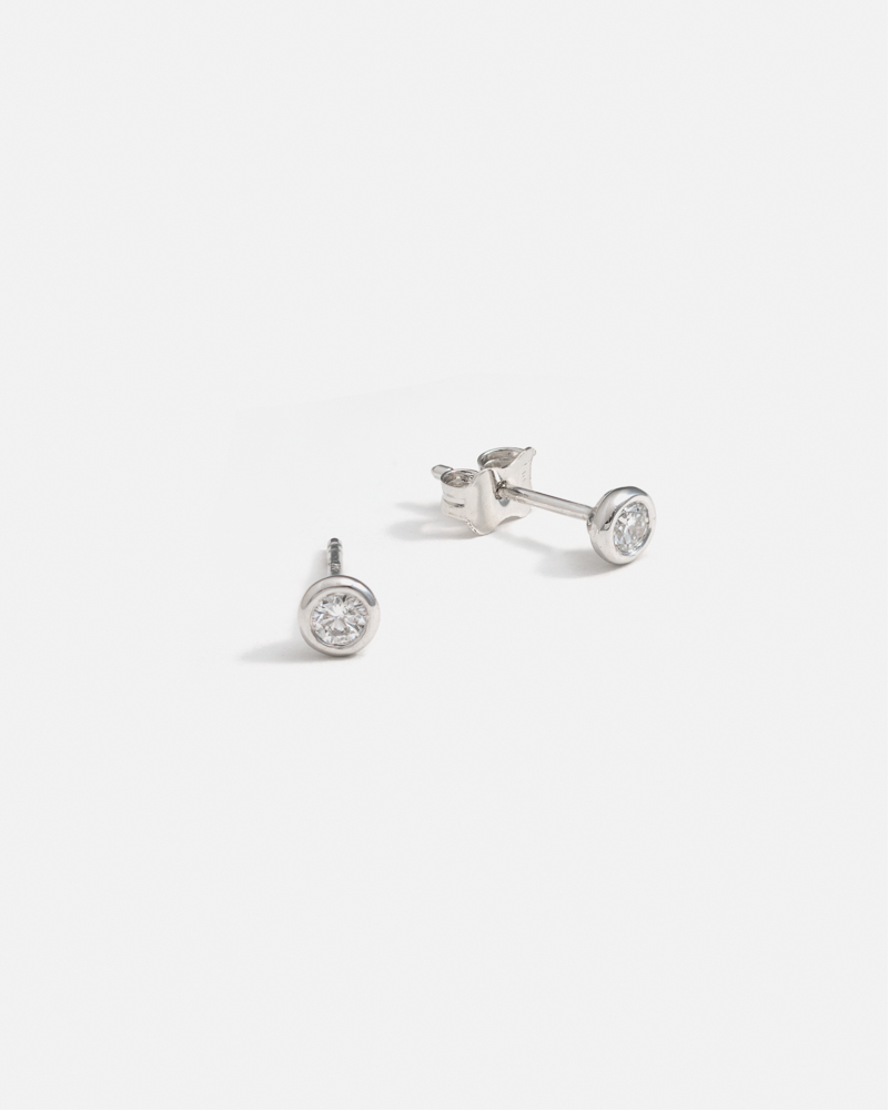Clous d'oreilles Origines en Or 14k avec Pierre de Naissance Ethique