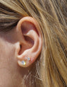 Clous d'Oreilles en Or Jaune avec Diamants de Laboratoire (0.75 carats)