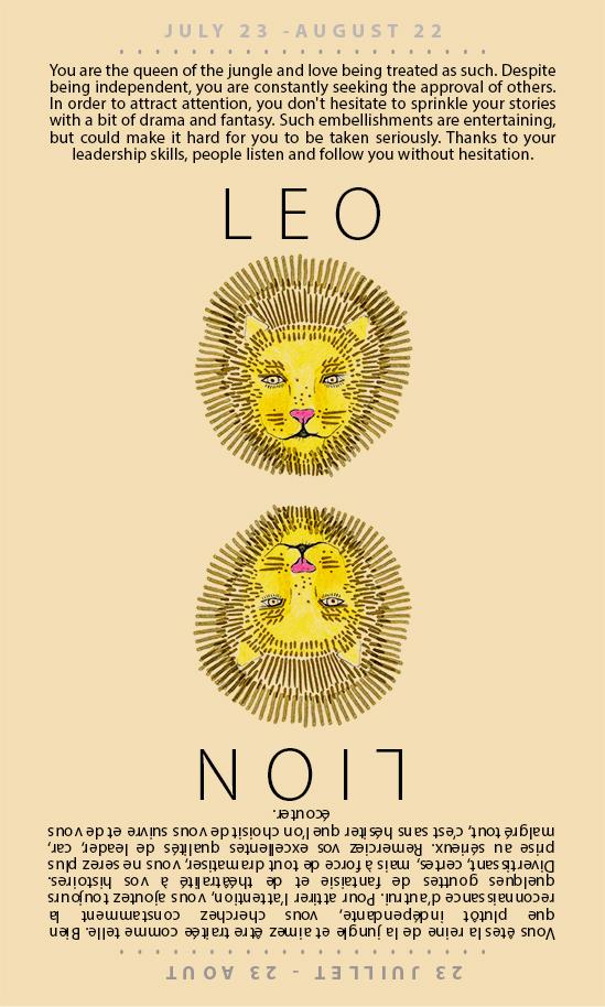 Zodiac Leo Necklace in Silver